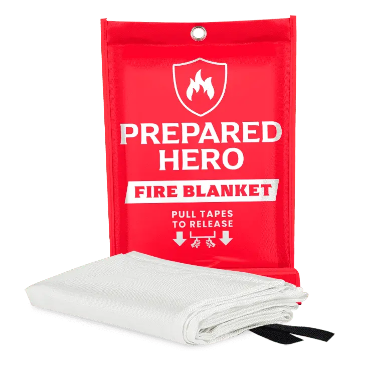 Rapidly Extinguish Small Fires, No Mess - Introducing Our Easy-to-Use Fire Blanket!