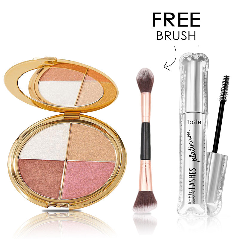 ⏰ Final 3 Hours! 60% OFF 🎀 All-in-One Eye & Cheek Glow Palette for a Glass-Skin Radiance