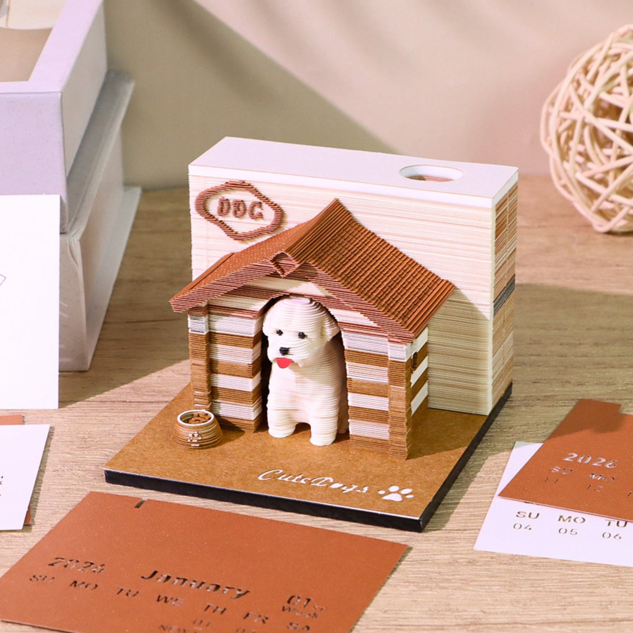 Puppy Cottage (With Calendar 2026)