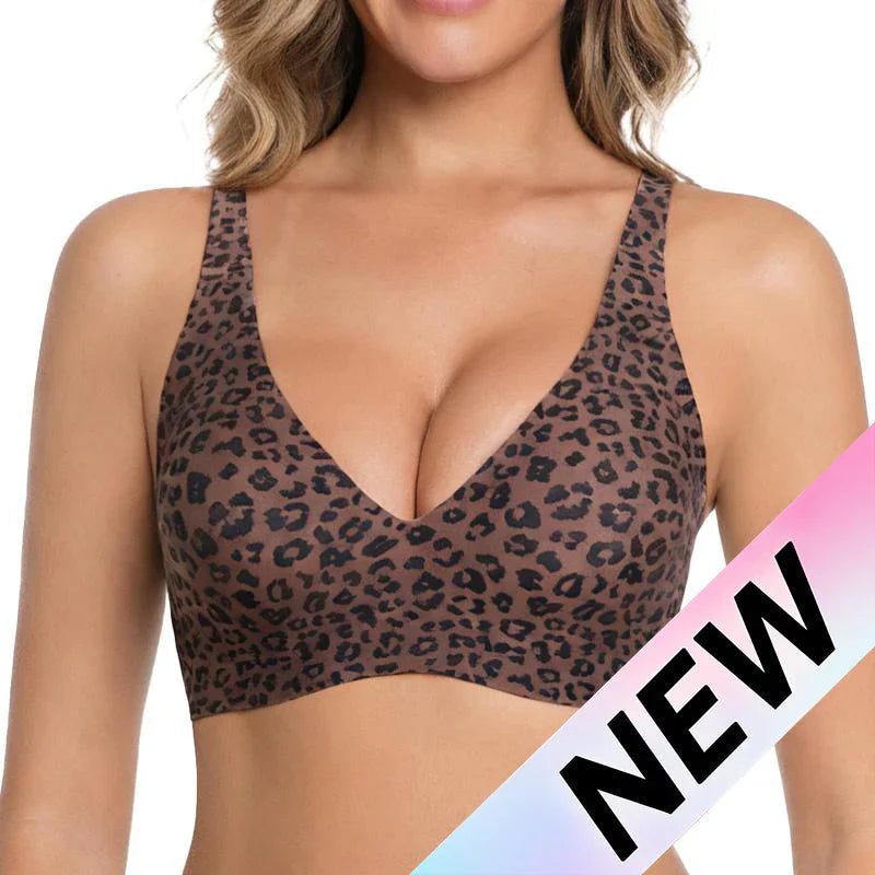 🔥Holiday Offer Ends Soon! Women’s Wireless Deep V Push-Up Bralette — Ultra-Comfortable T-Shirt Bra