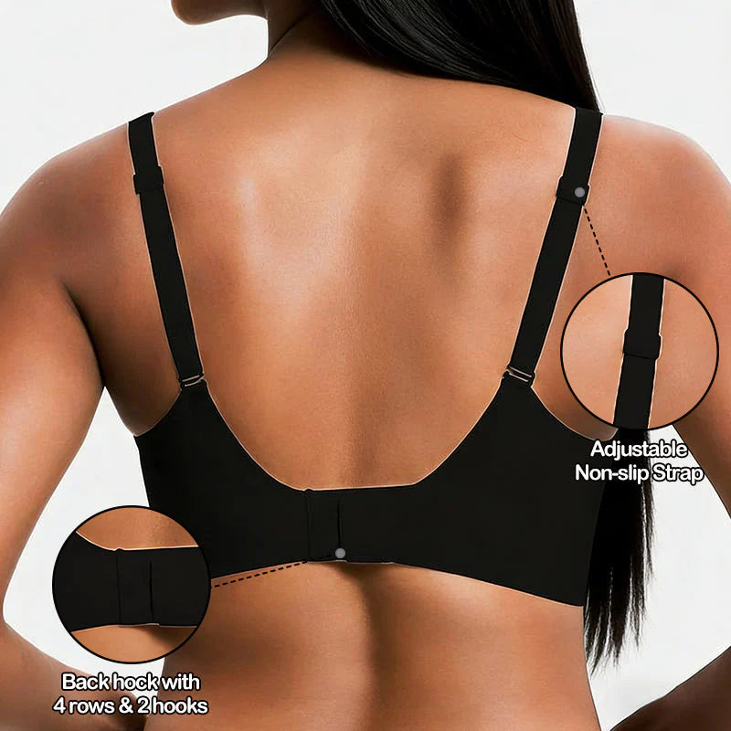 🔥Holiday Offer Ends Soon! Women’s Wireless Deep V Push-Up Bralette — Ultra-Comfortable T-Shirt Bra