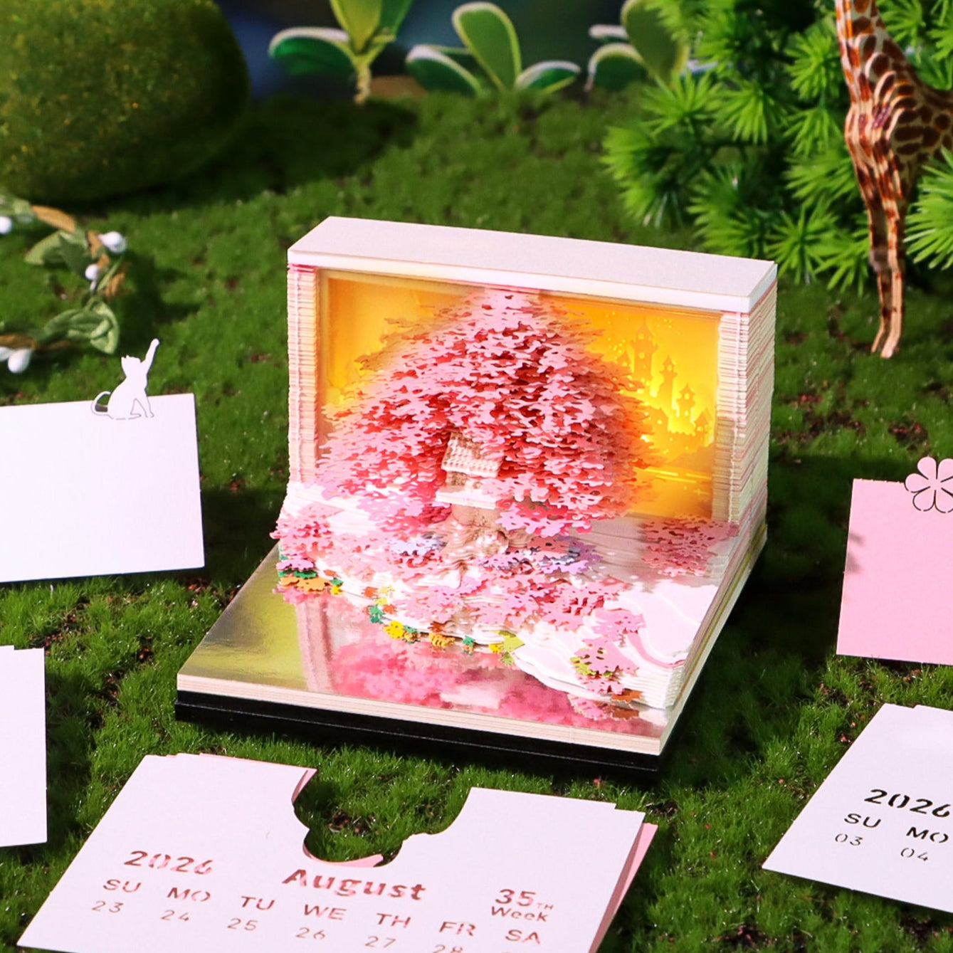 Sakura Tree House(With Light & Calendar 2026)