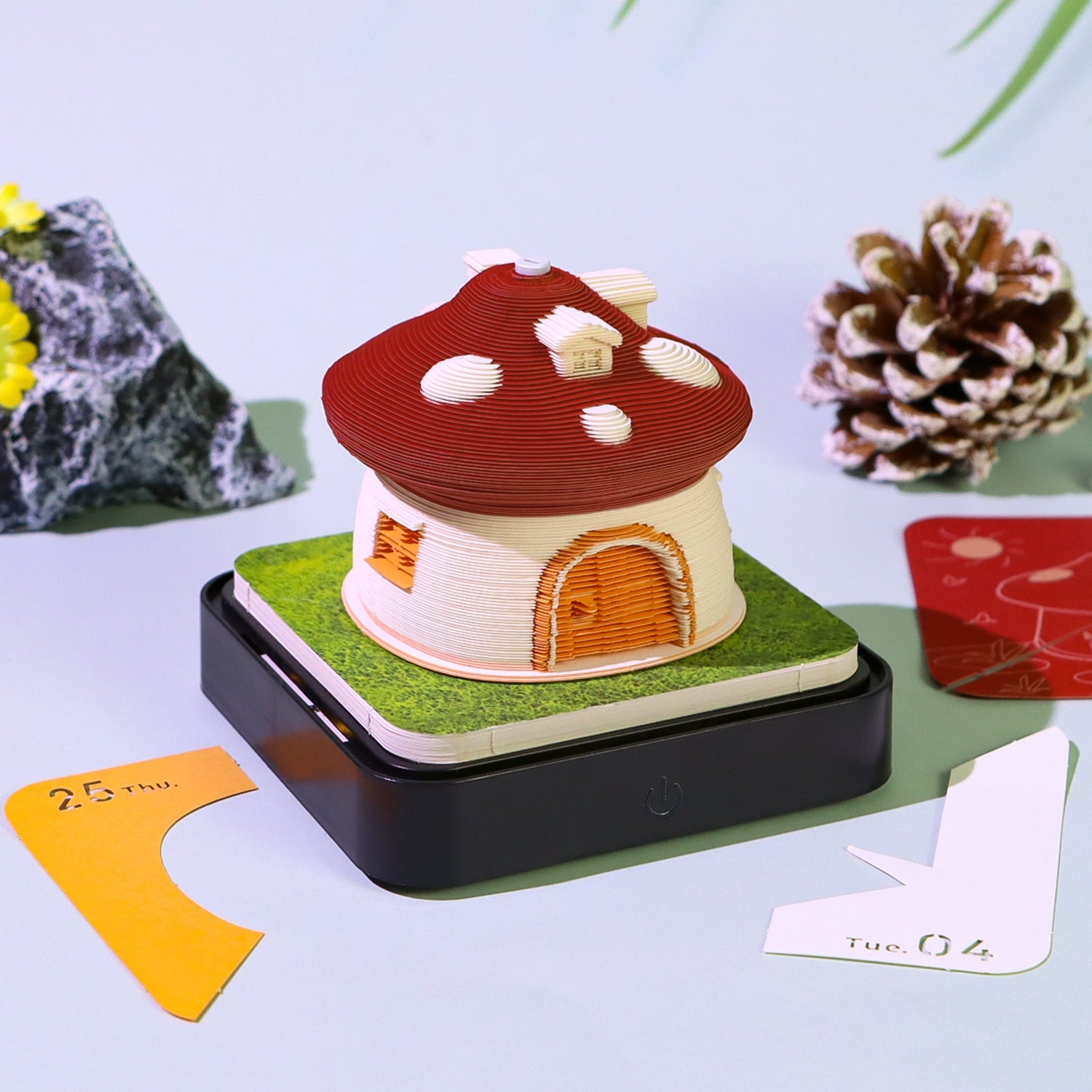 Mushroom House (With Light & Calendar 2026)