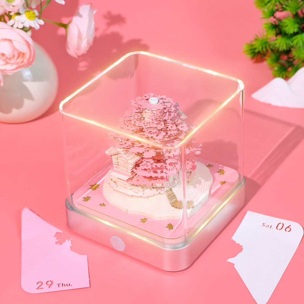 Pink Tree (With Light & Calendar 2026)